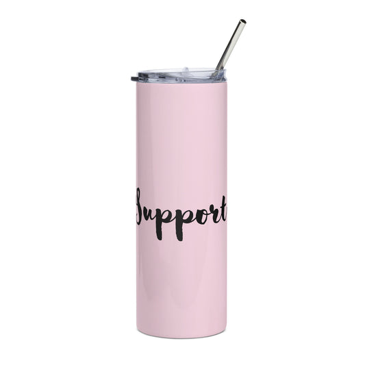 Support Stainless steel tumbler